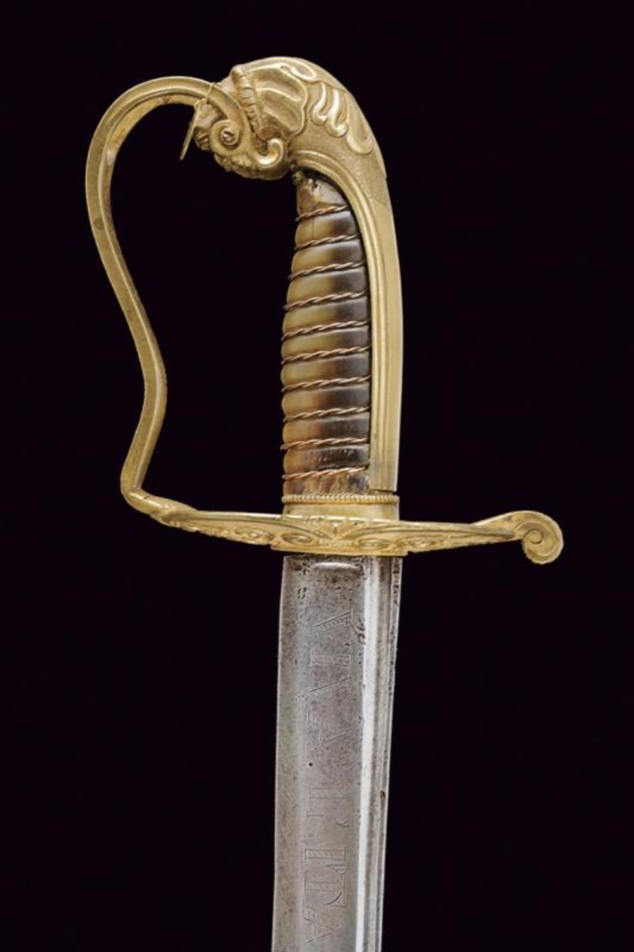 A Civic Guard sabre with non-regulation blade - Bild 2 aus 8