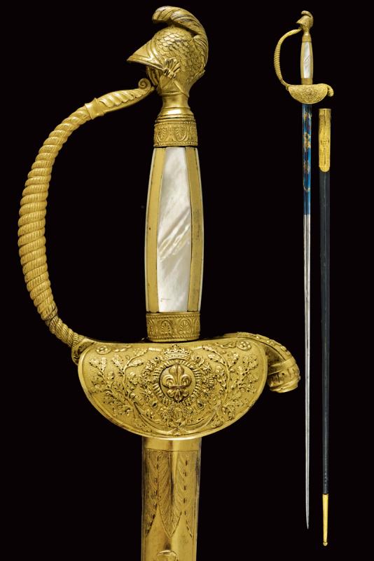 A beautiful navy officer's small sword