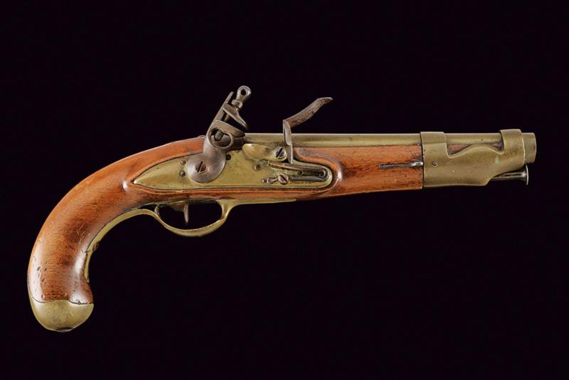 A rare navy flintlock pistol