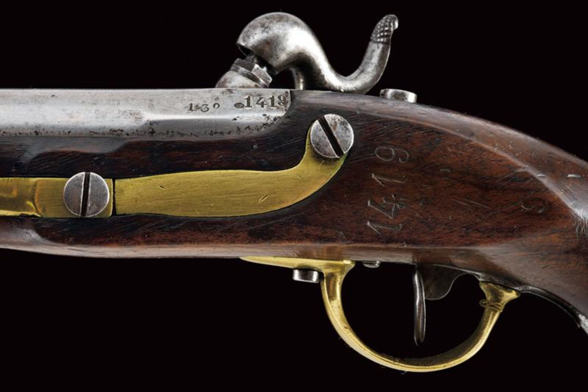 An 1855 model gendarmerie percussion pistol - Bild 6 aus 8