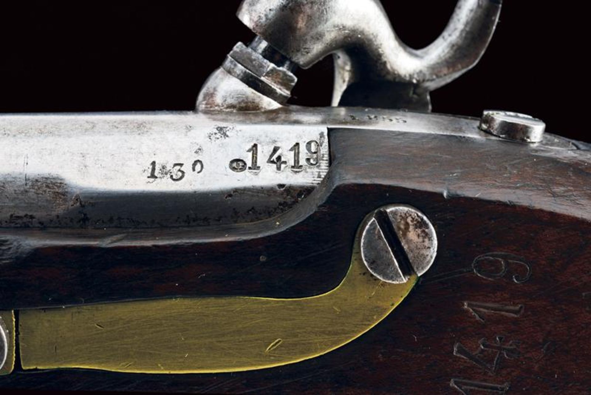 An 1855 model gendarmerie percussion pistol - Bild 5 aus 8