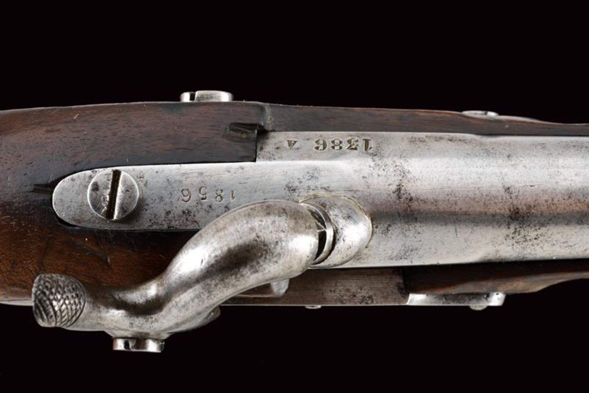 An 1855 model gendarmerie percussion pistol - Bild 4 aus 8
