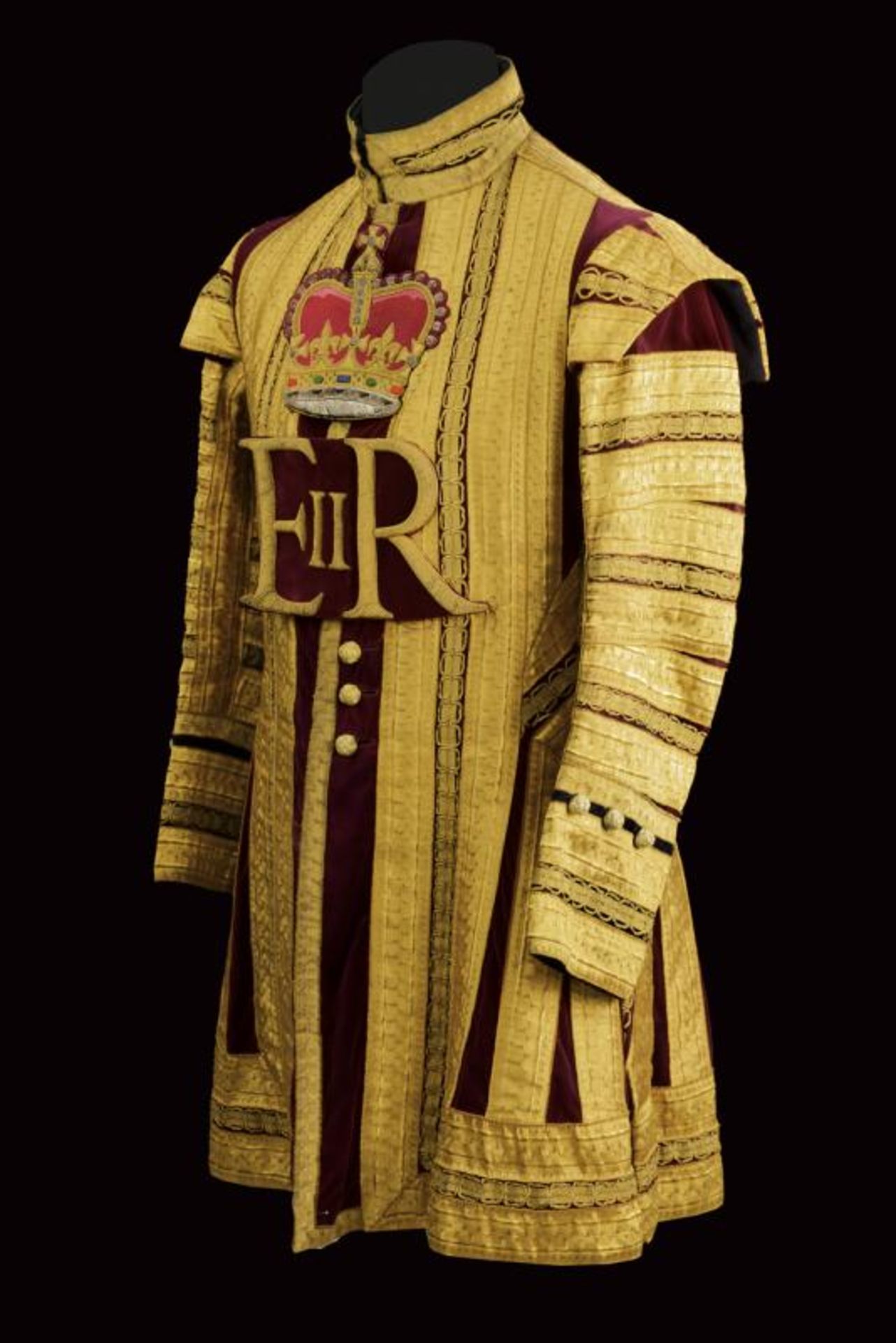 A drum major's uniform, epoch Queen Elisabeth II