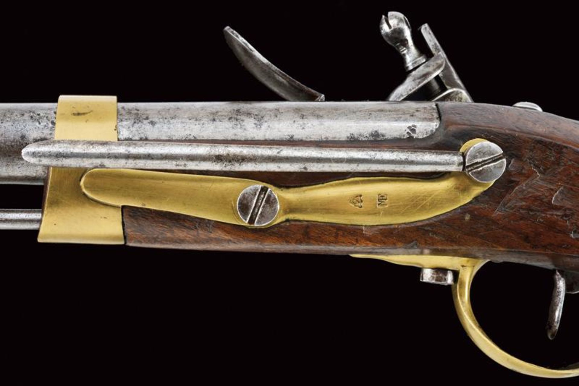 An unusual military flintlock pistol of the Murat period - Image 7 of 9