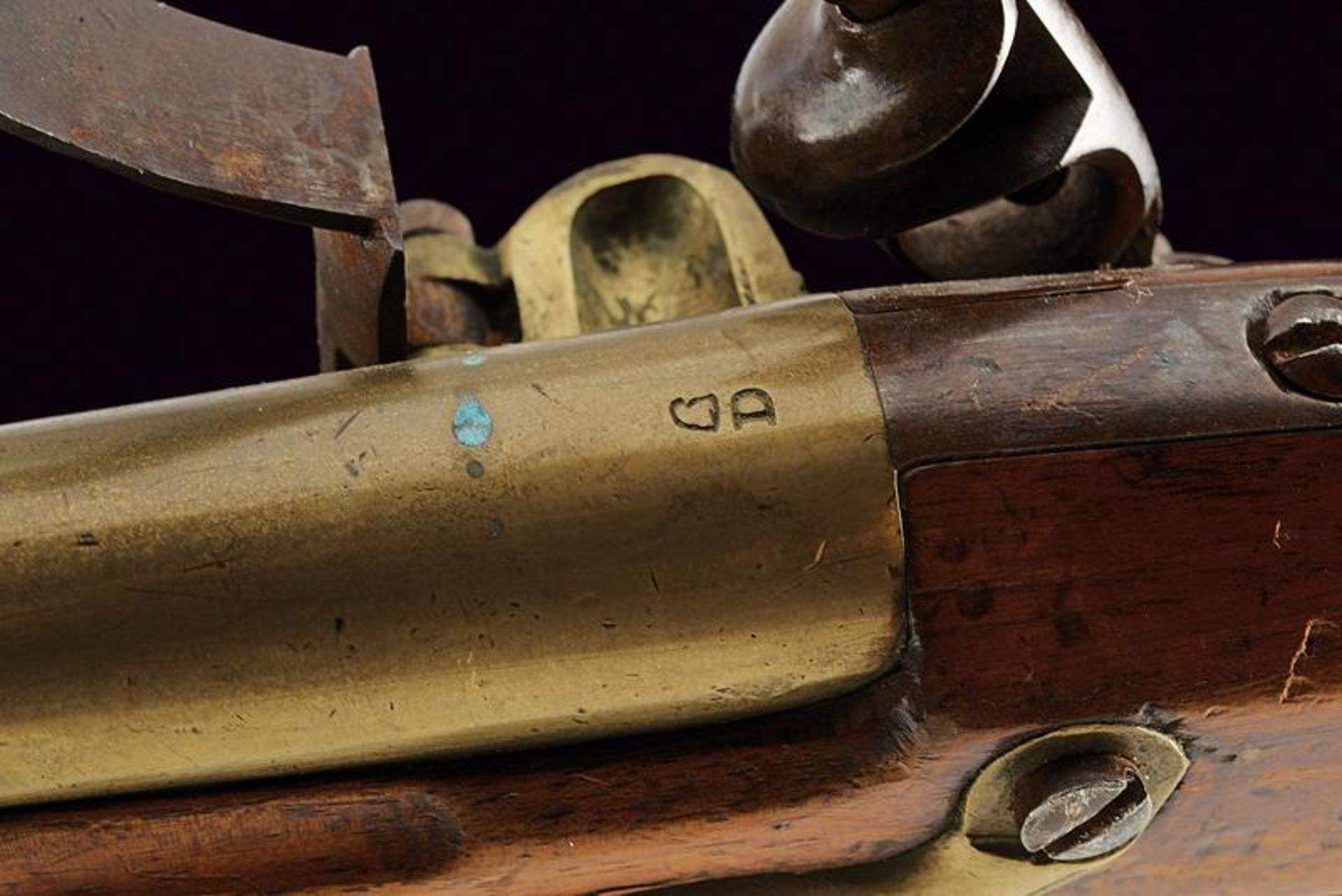 A rare navy flintlock pistol - Image 5 of 7