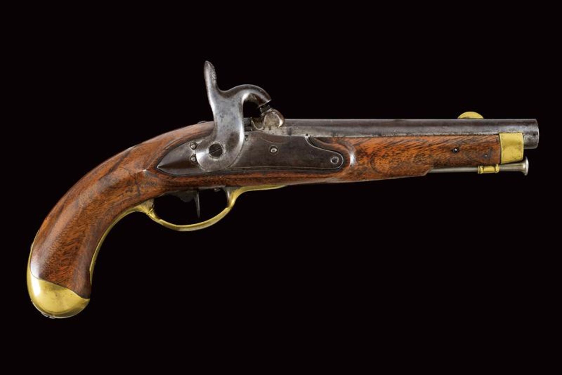 An 1839 model gendarmerie trooper's pistol converted to percussion - Bild 8 aus 8