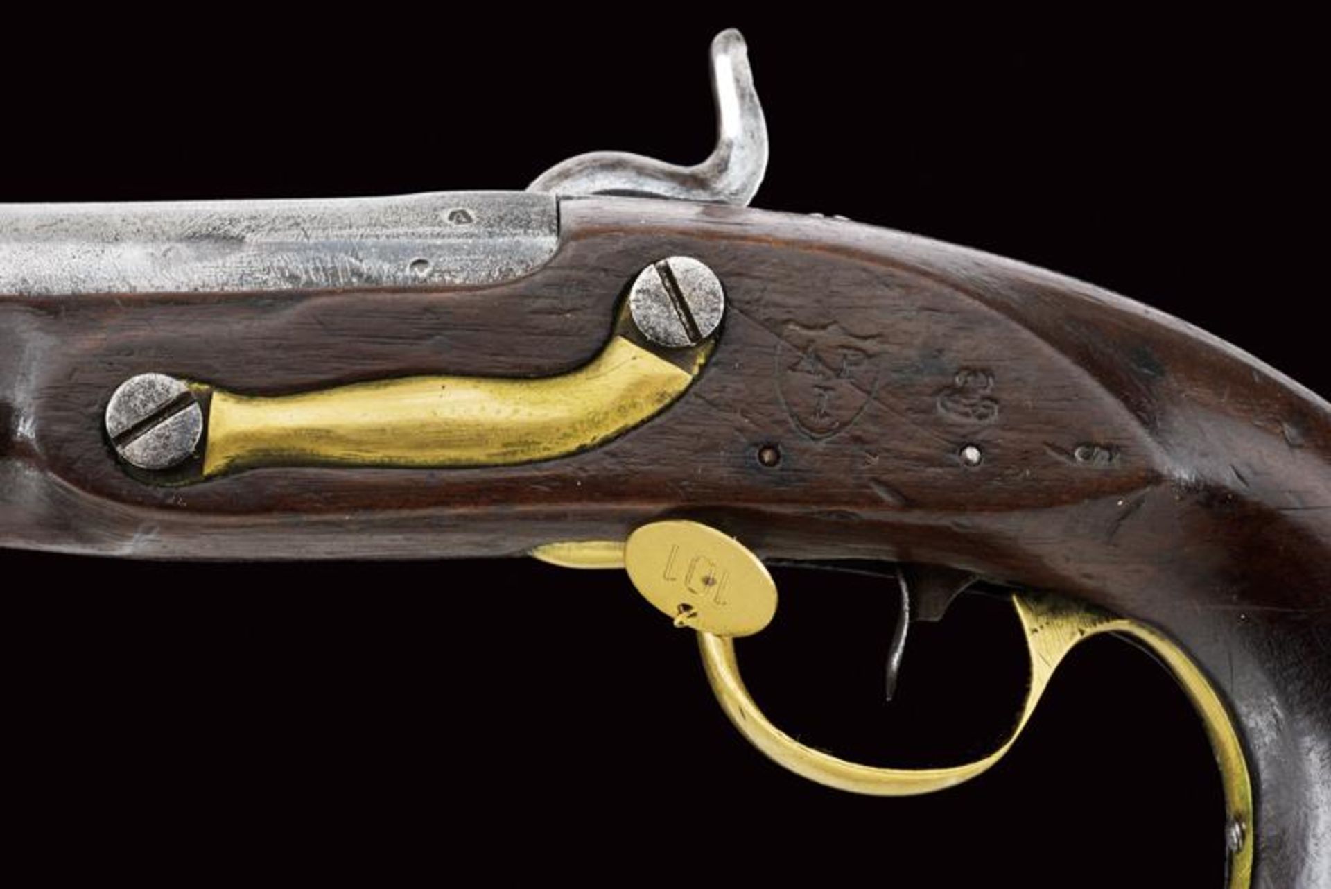 An 1839 model gendarmerie percussion pistol - Image 3 of 9