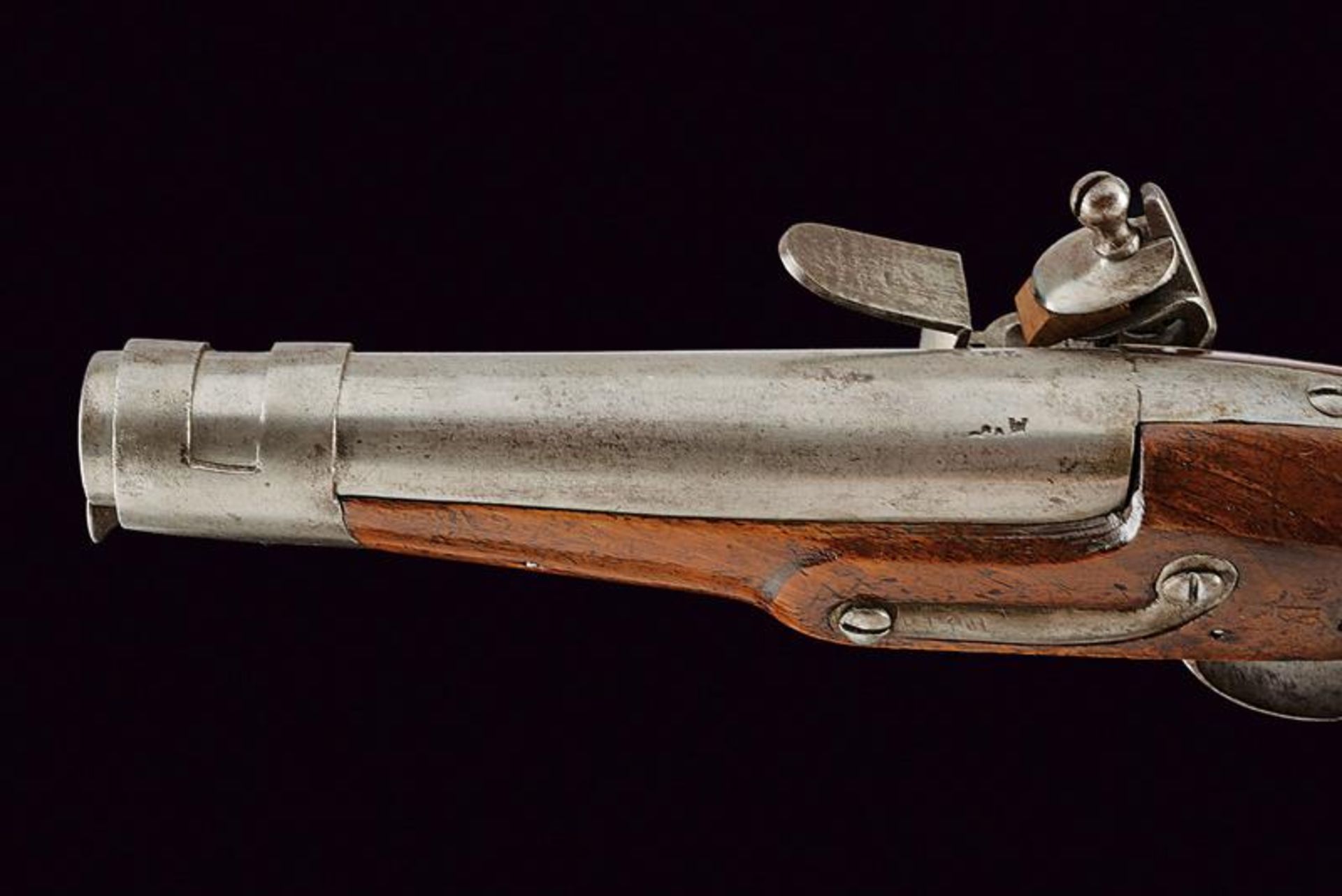 A cavalry flintlock pistol - Image 3 of 4