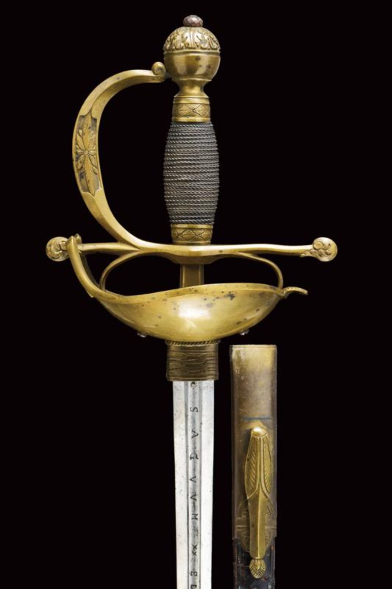 A rare officer's smallsword - Image 6 of 10