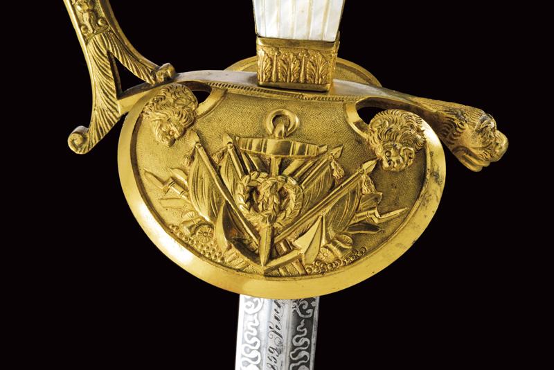 A navy senior officer's sword - Image 3 of 8