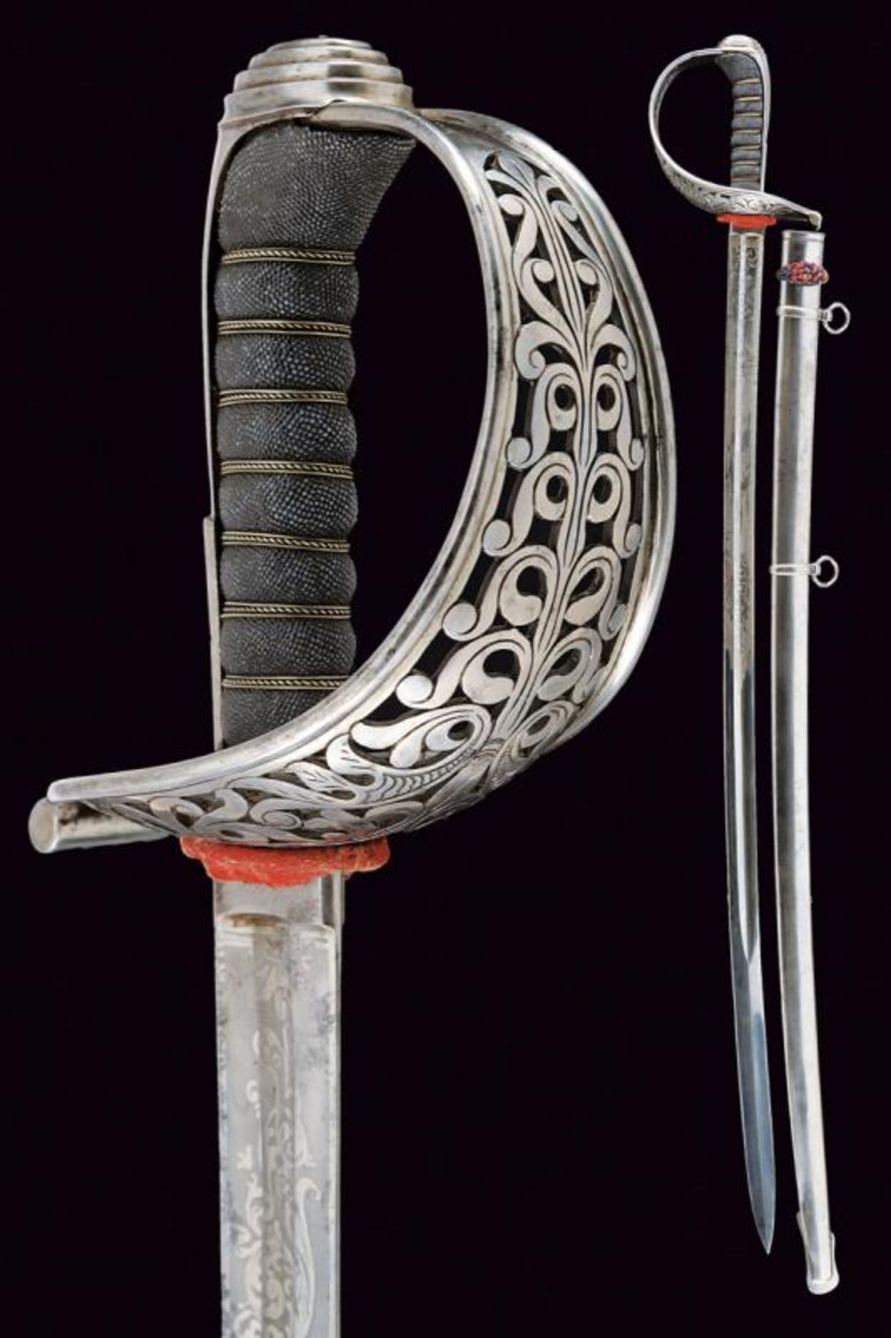 An officer's sabre of the Piacenza hussars