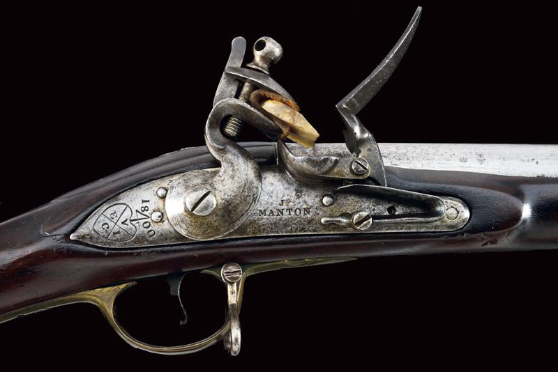 A rare flintlock gun by J. Manton - Image 2 of 10