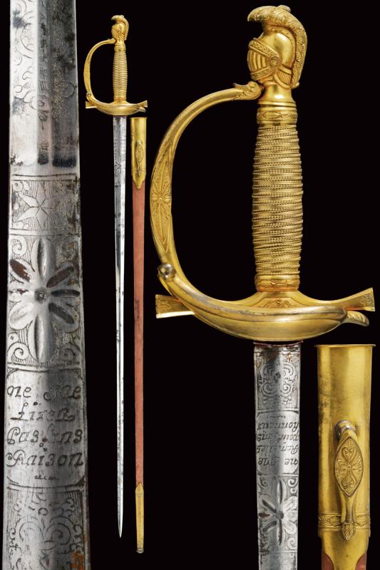 A fine navy officer's sword