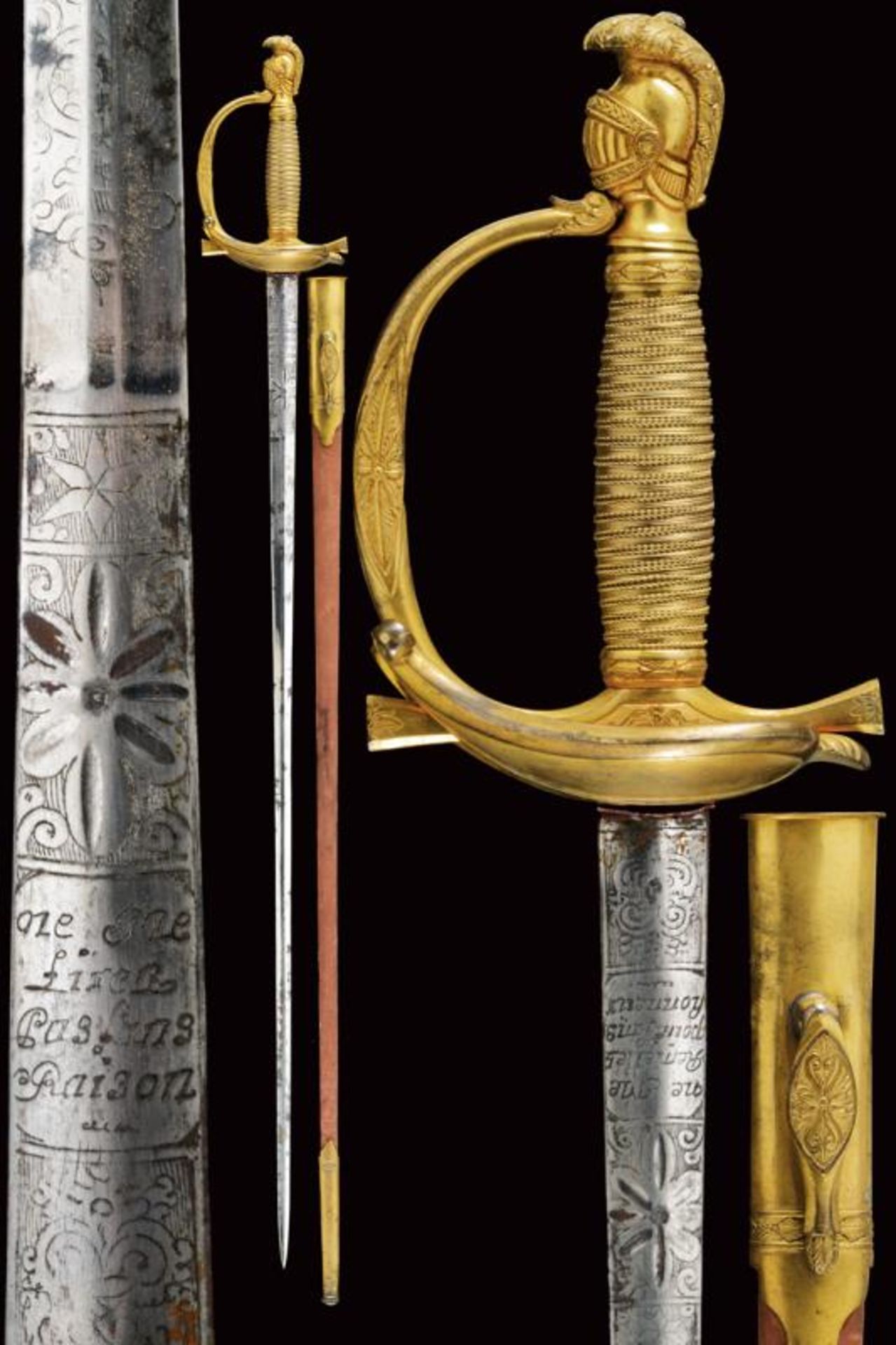 A fine navy officer's sword