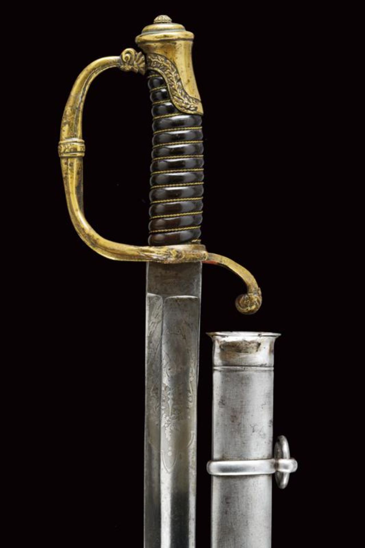 An artillery officer's sabre in the style of the French 1821 model, with Labruna blade - Bild 4 aus 7