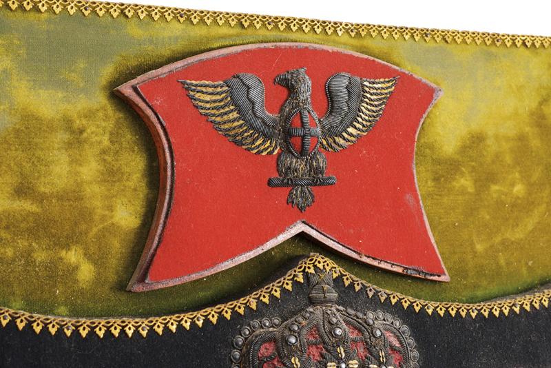 A beautiful panel with badges of the various divisions of the Royal Army - Image 5 of 5