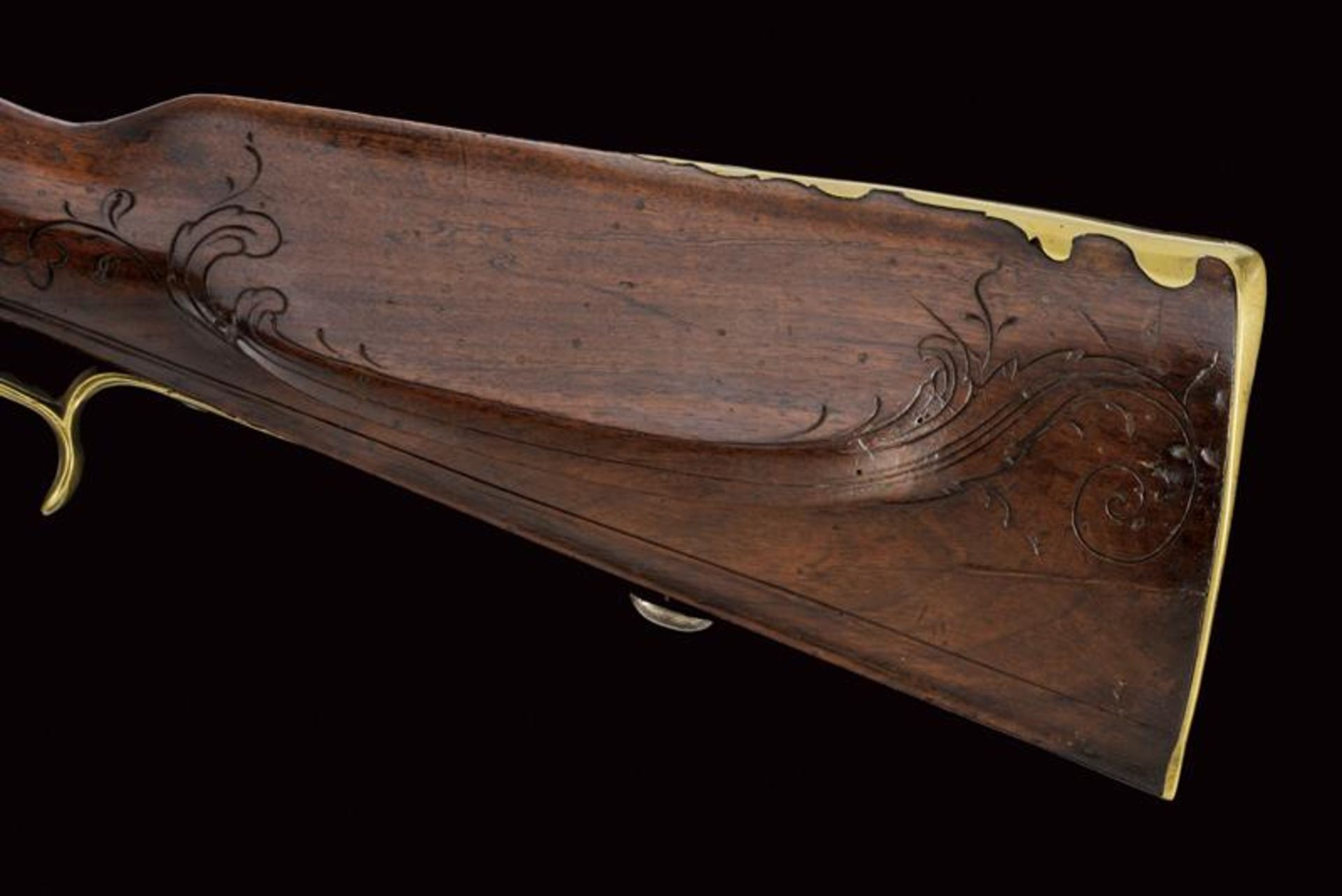 A rare 1768 model flintlock 'Doppelstutzen' - Bild 6 aus 12