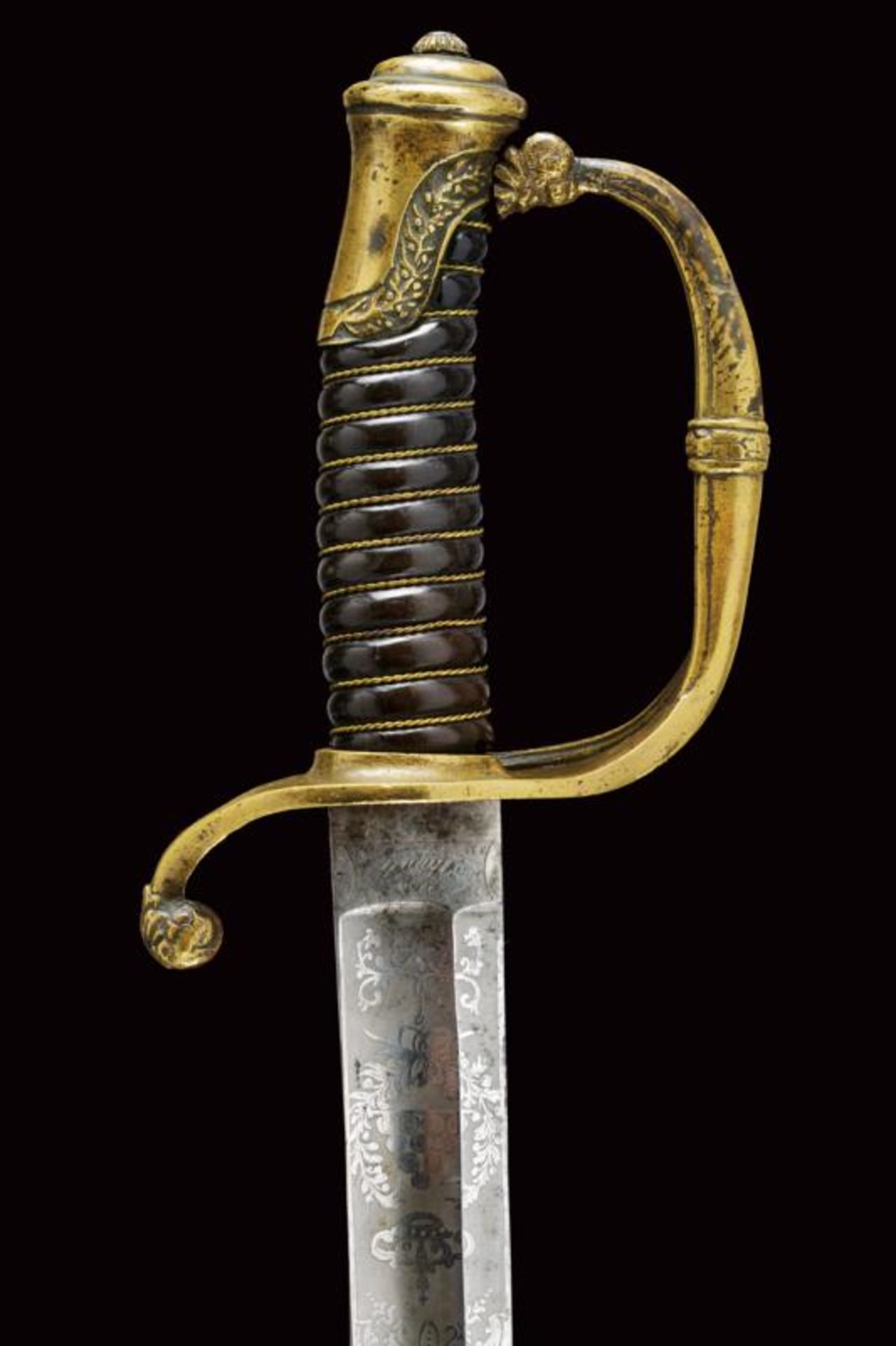 An artillery officer's sabre in the style of the French 1821 model, with Labruna blade - Bild 2 aus 7