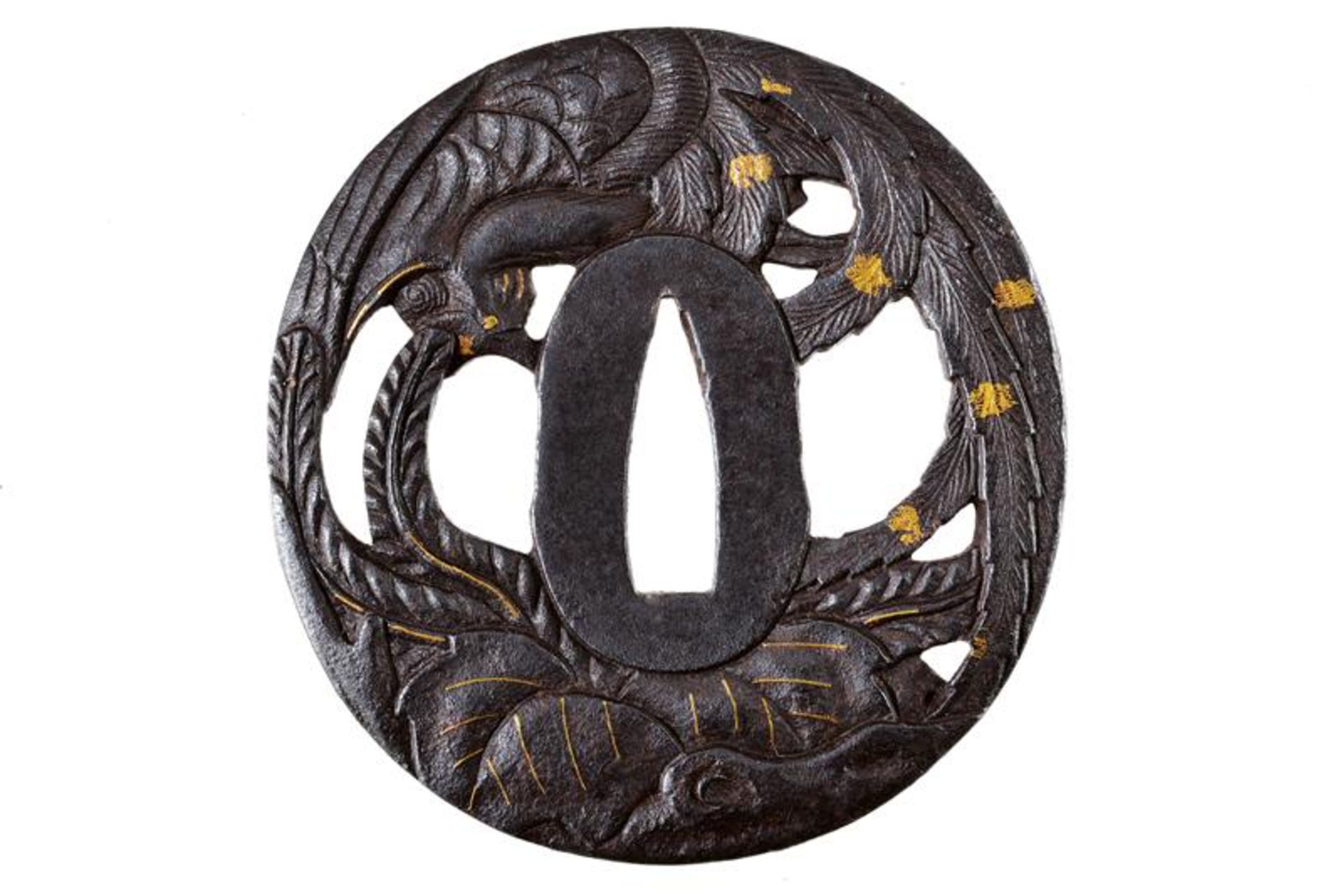 A tsuba of the Choshu school - Bild 2 aus 3