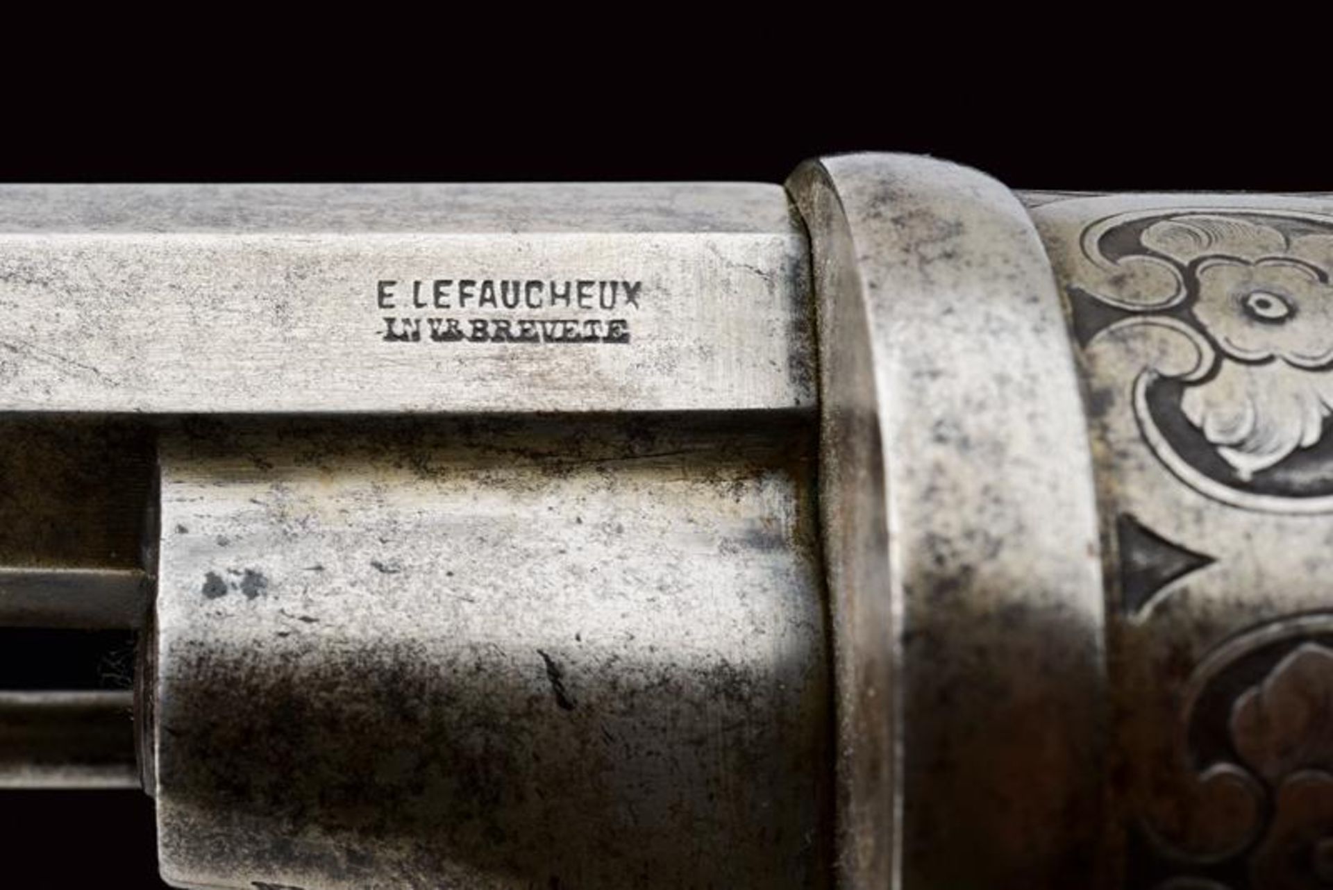 A Lefaucheux pin-fire revolving rifle - Bild 8 aus 10