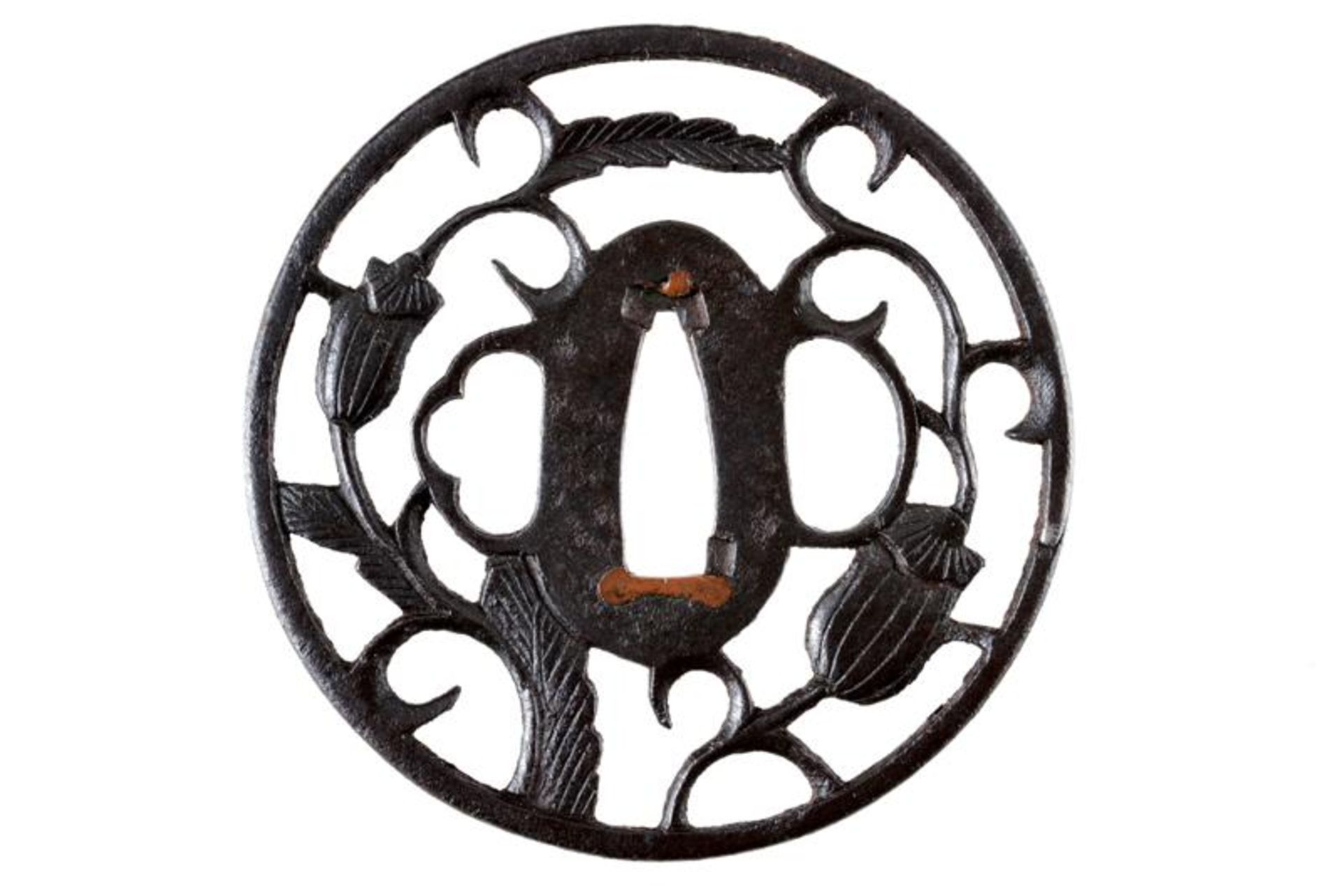 An important tsuba of the Kyoto Shoami school - Image 2 of 2