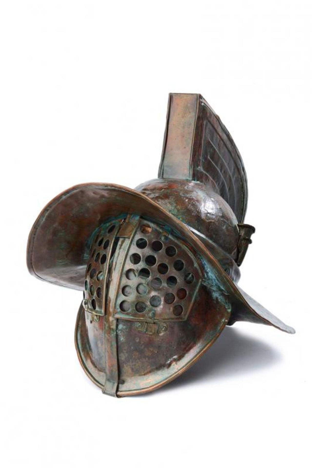 A beautiful replica of a gladiator's (Murmillo) helmet