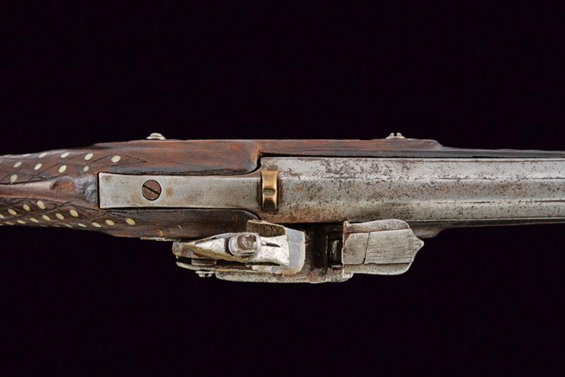 A miquelet flintlock gun - Image 3 of 8