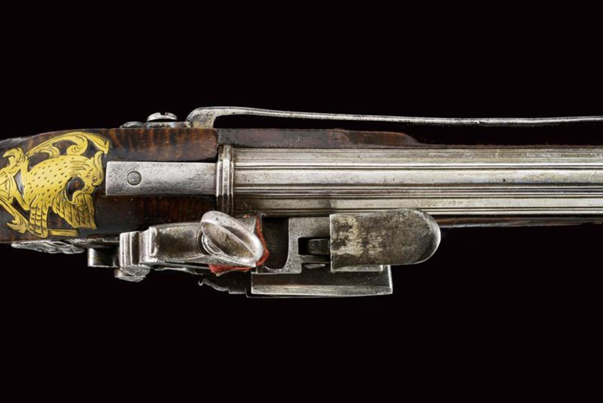 An elegant Roman-style flintlock pistol - Bild 8 aus 14