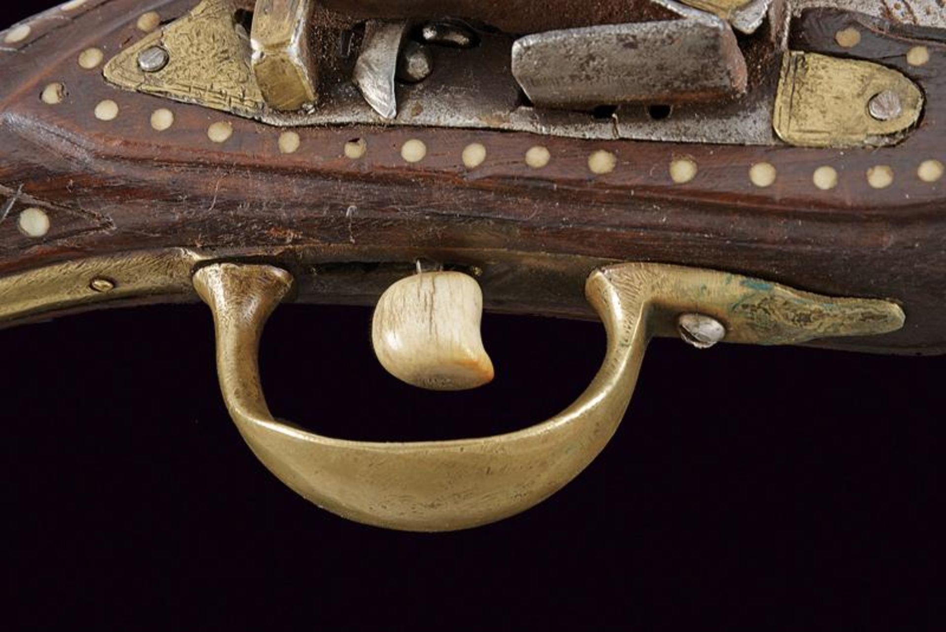 A miquelet flintlock gun - Image 4 of 8