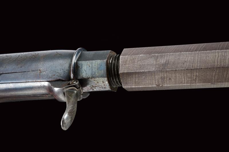 A rare pair of cased percussion pocket pistols - Image 6 of 8