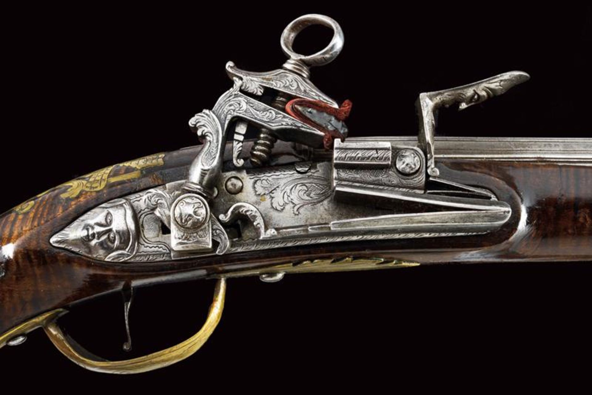 An elegant Roman-style flintlock pistol - Bild 2 aus 14