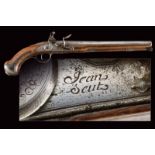 A flintlock pistol by Jean Seuts (Seux)