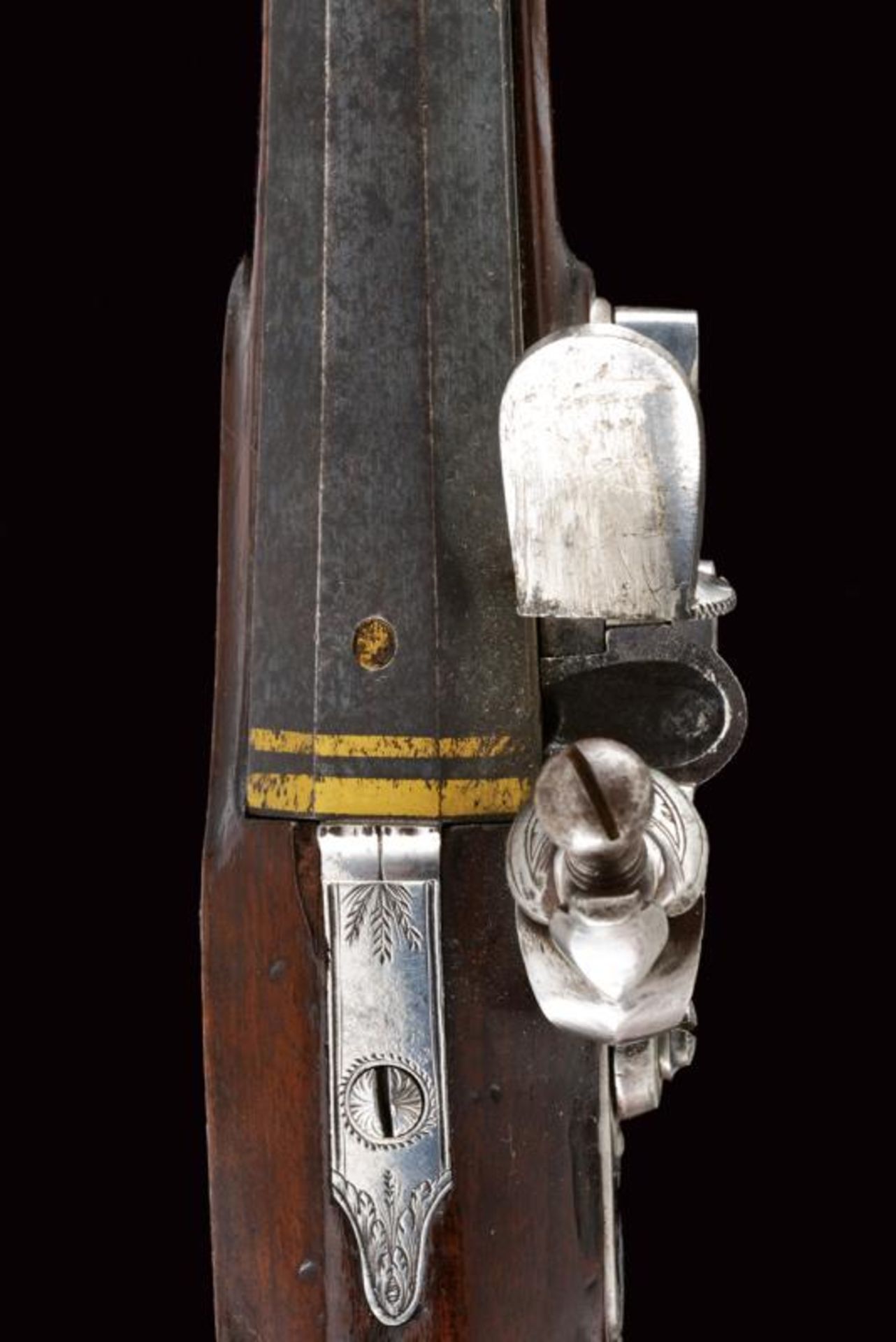 A fine officer's flintlock pistol - Bild 8 aus 9