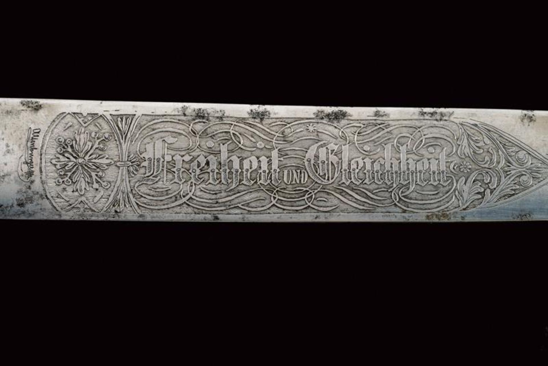 A rare hunting knife with inscriptions inspired by Revolutionary movements - Bild 4 aus 8