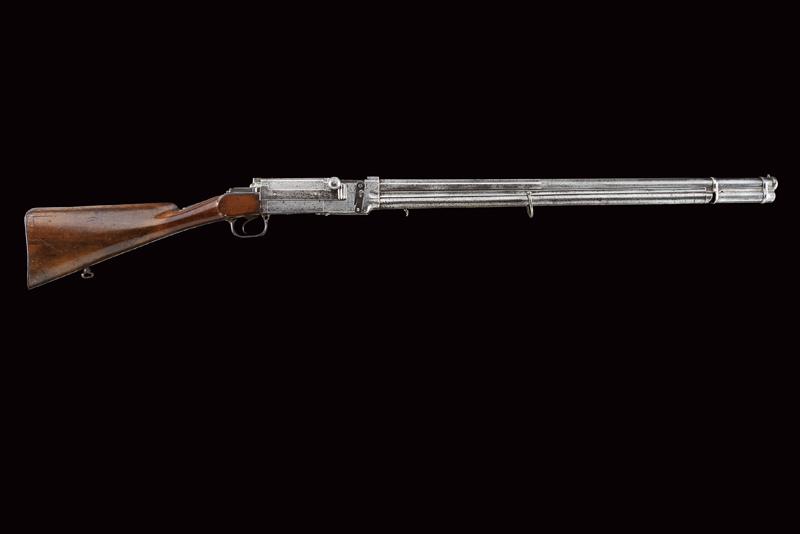 A very rare prototype of a de Martino-system repeating gun - Image 9 of 9