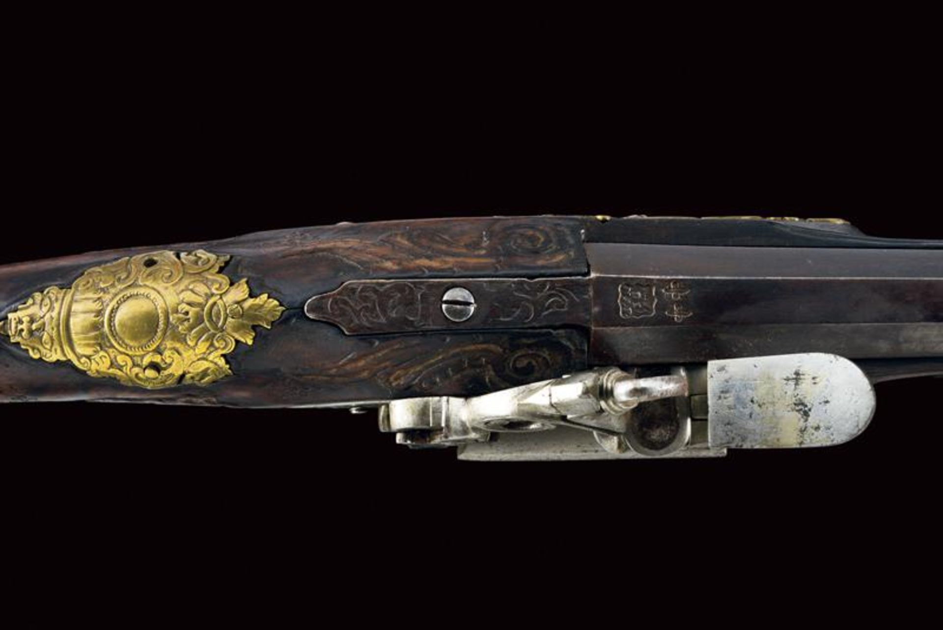 A miquelet flintlock hunting gun - Image 5 of 10