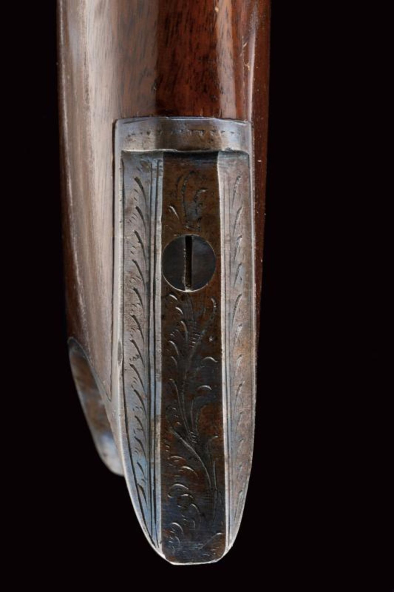 An interesting and rare cased Allen & Wheelock Sidehammer Navy Revolver with shoulder stock - Bild 9 aus 16