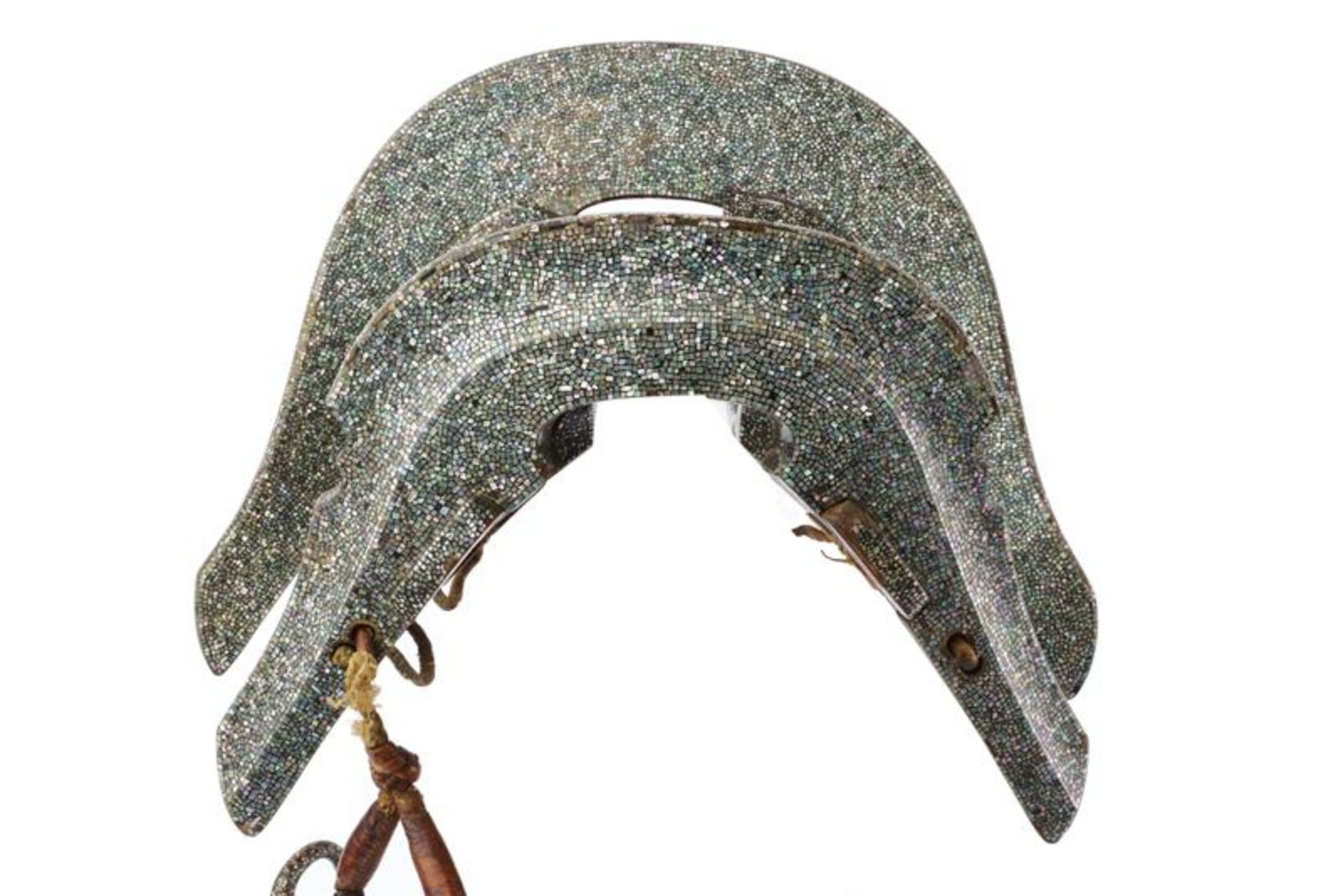 A fine set of Kura (saddle) and Abumi (stirrups) - Bild 2 aus 12