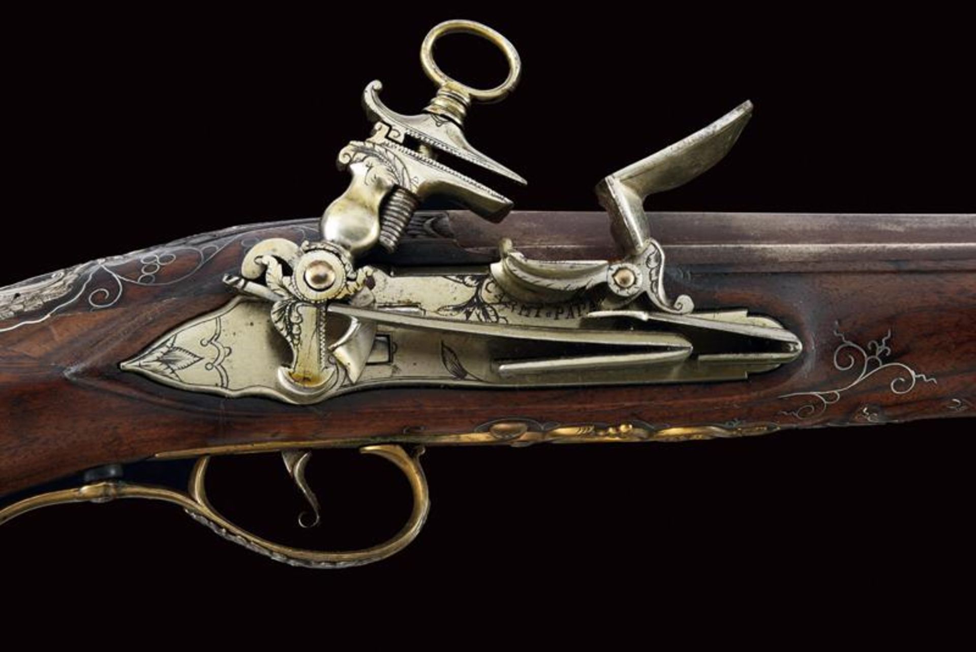 A beautiful flintlock hunting gun by Carmine Papa - Bild 2 aus 13