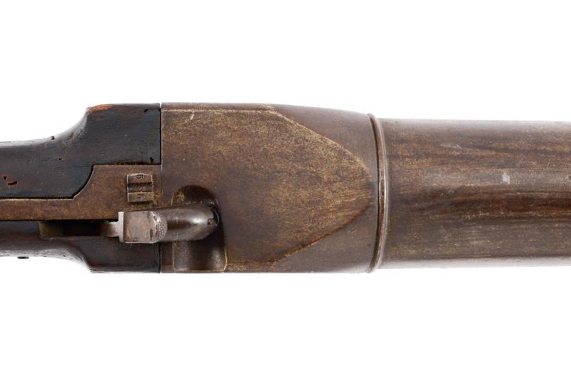 A rare percussion boxlock-type light cannon - Image 4 of 7