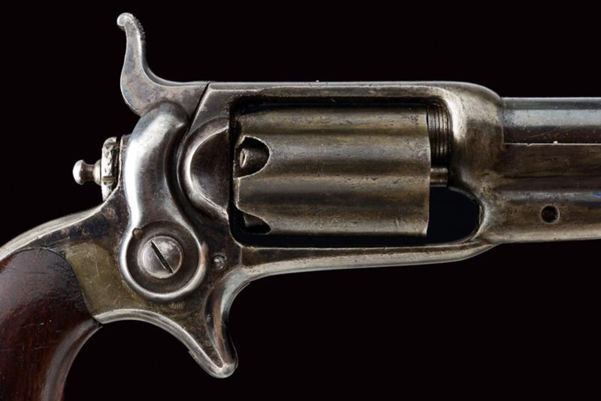 A Colt Model 1855 Sidehammer Pocket Revolver - Bild 4 aus 7