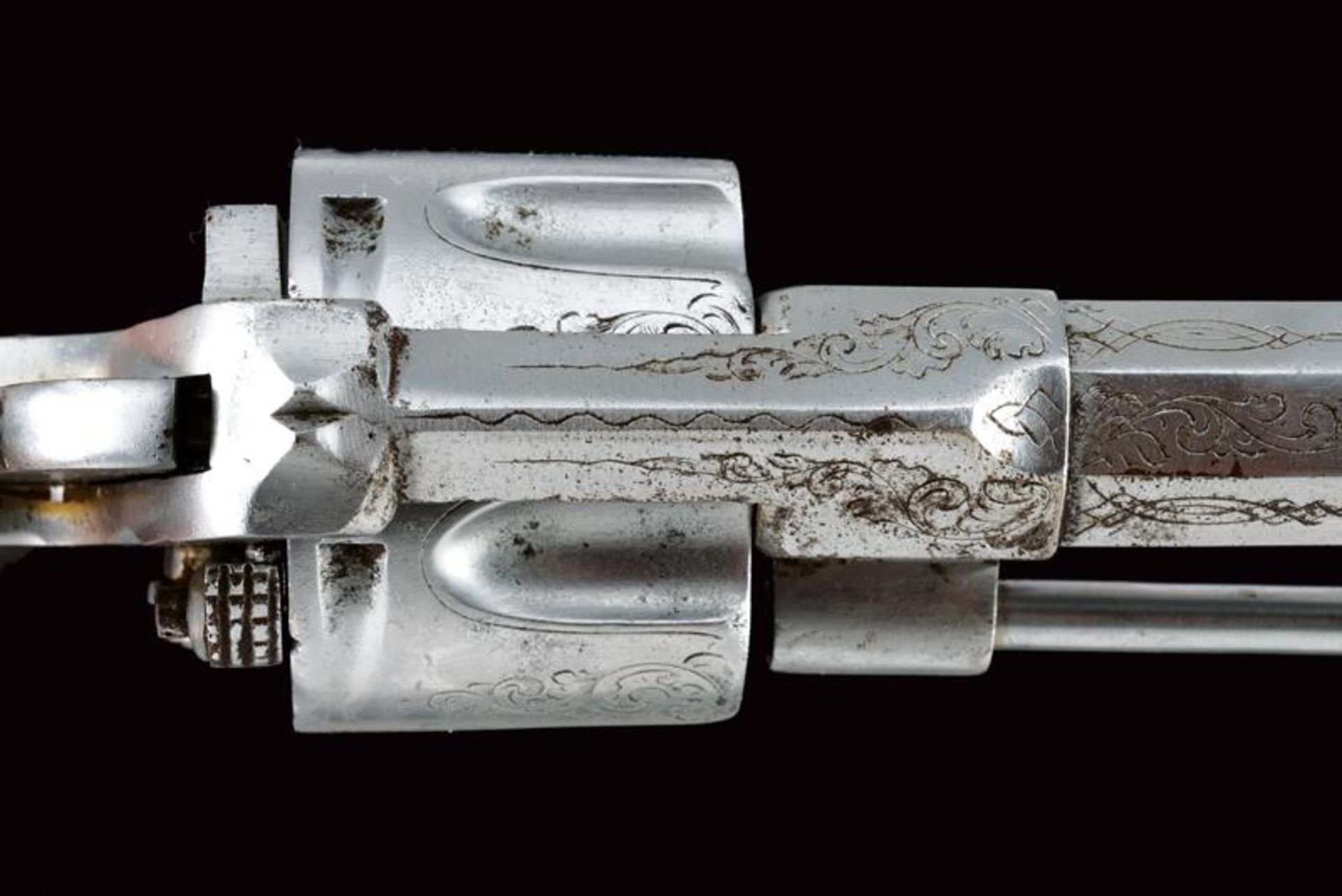A rare centerfire revolver by Vernek y Desteves - Bild 4 aus 8