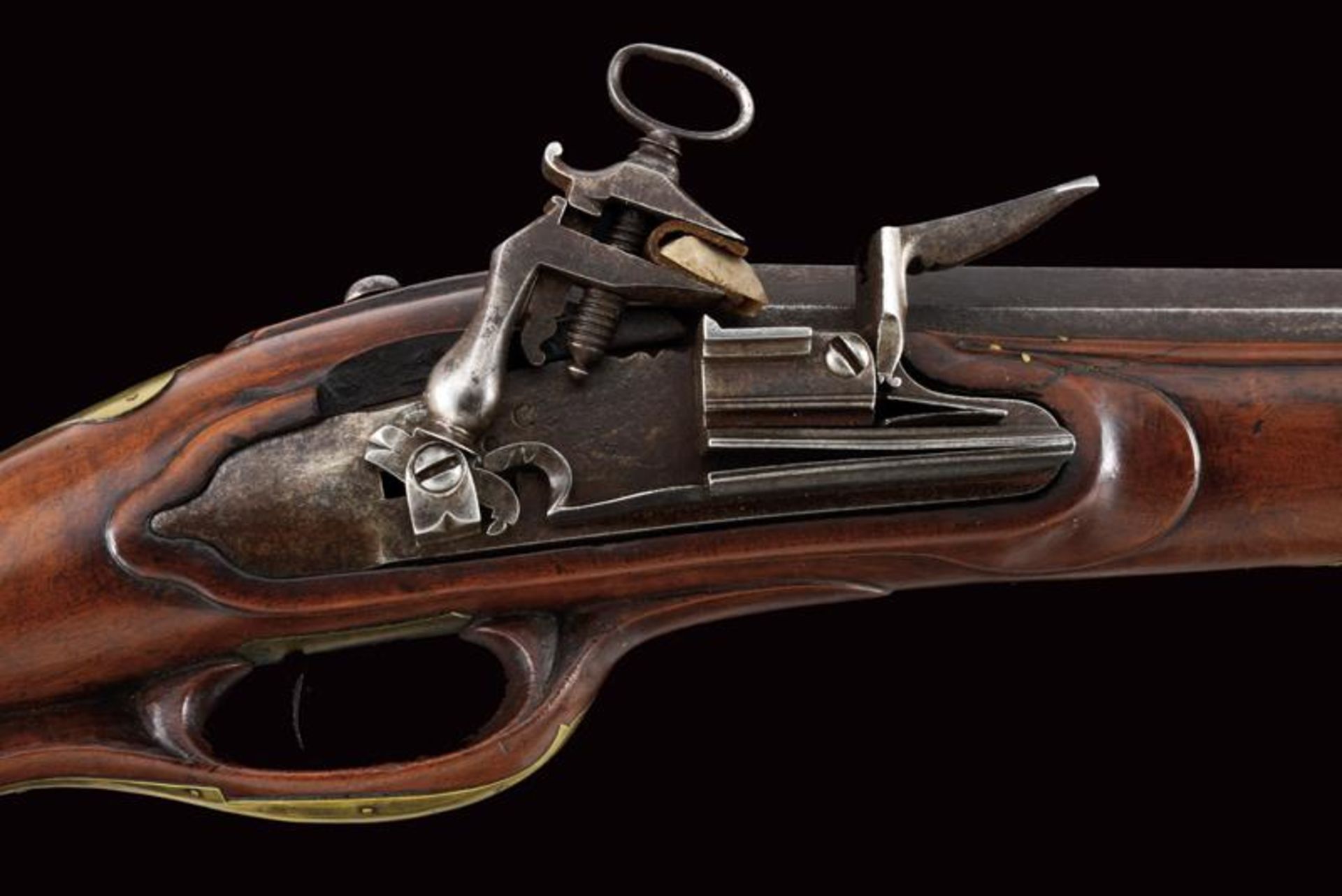 A postilion's roman-style flintlock smoothbore carbine - Image 4 of 6