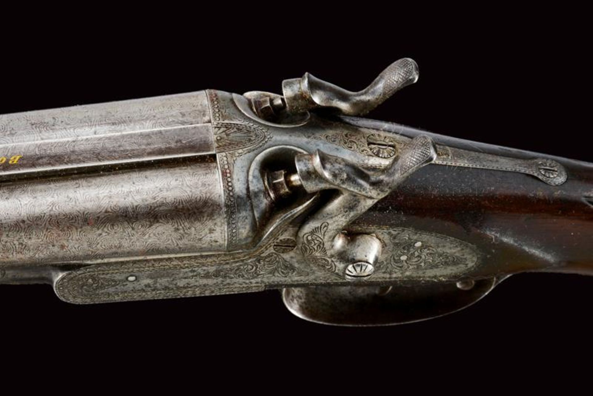 A fine double-barreled center-fire gun by Carlo Bodeo - Image 5 of 8