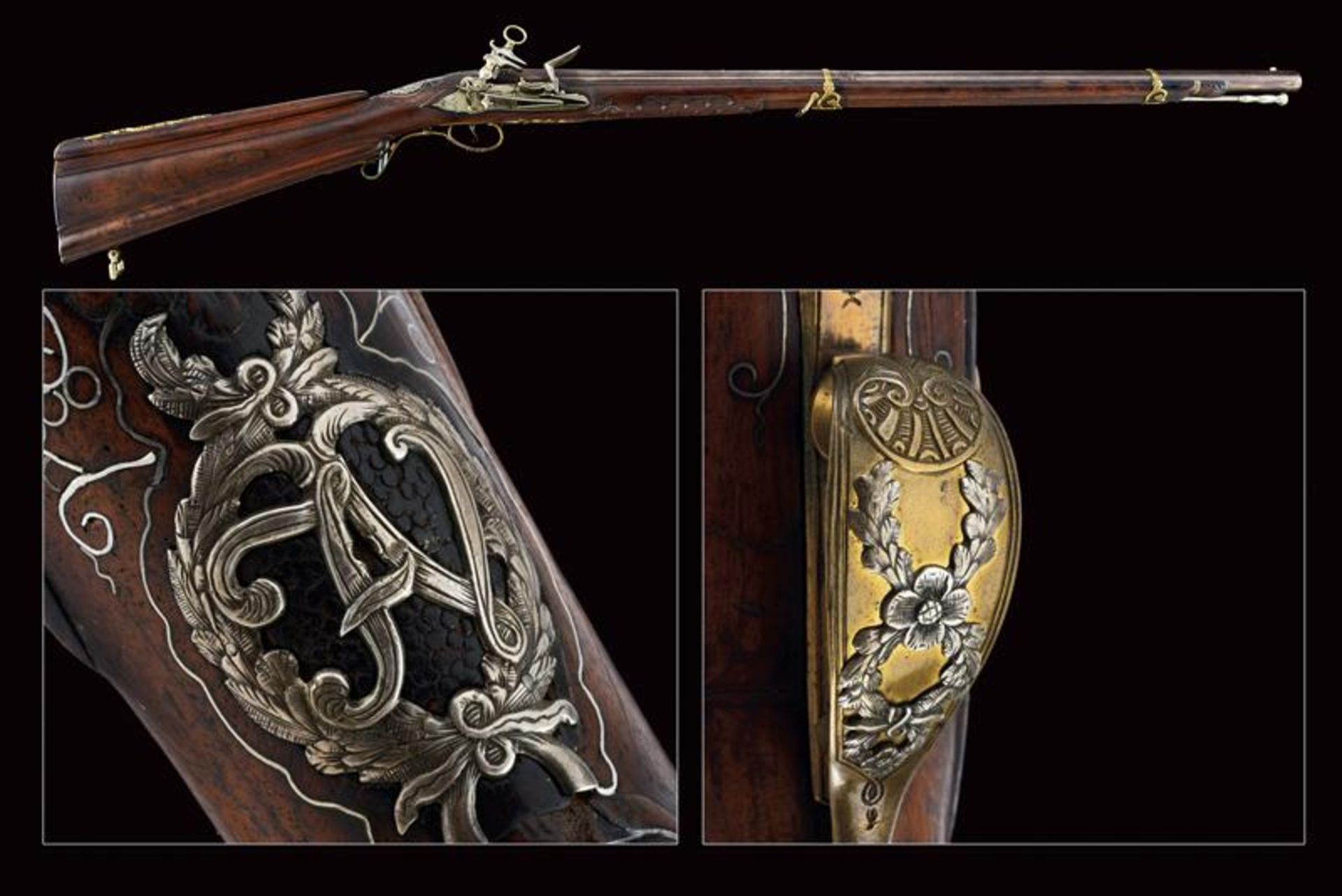 A beautiful flintlock hunting gun by Carmine Papa