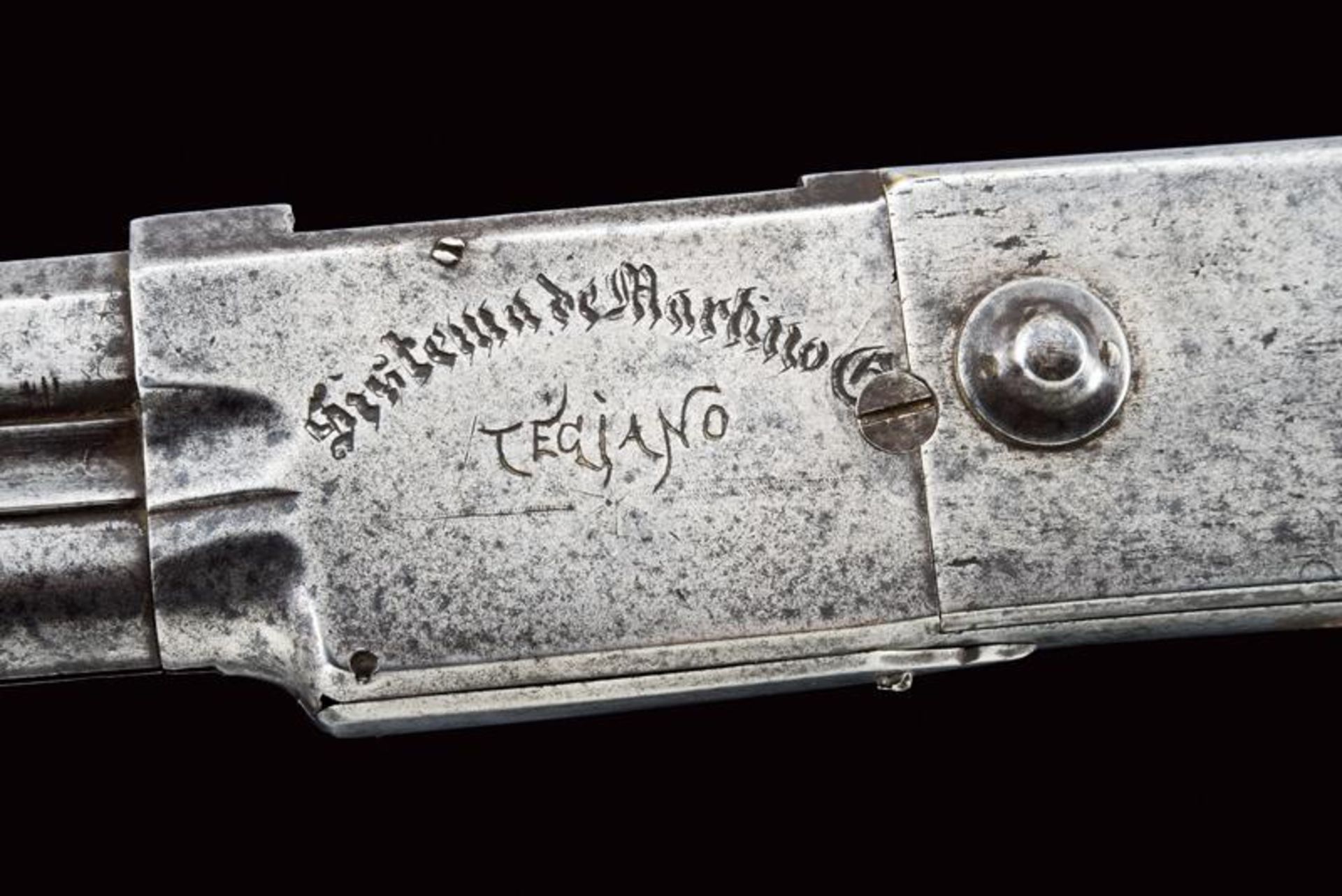 A very rare prototype of a de Martino-system repeating gun - Bild 4 aus 9