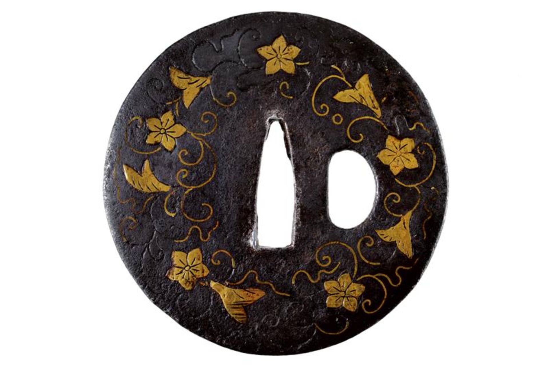 An antique Heianjo tsuba - Bild 2 aus 3