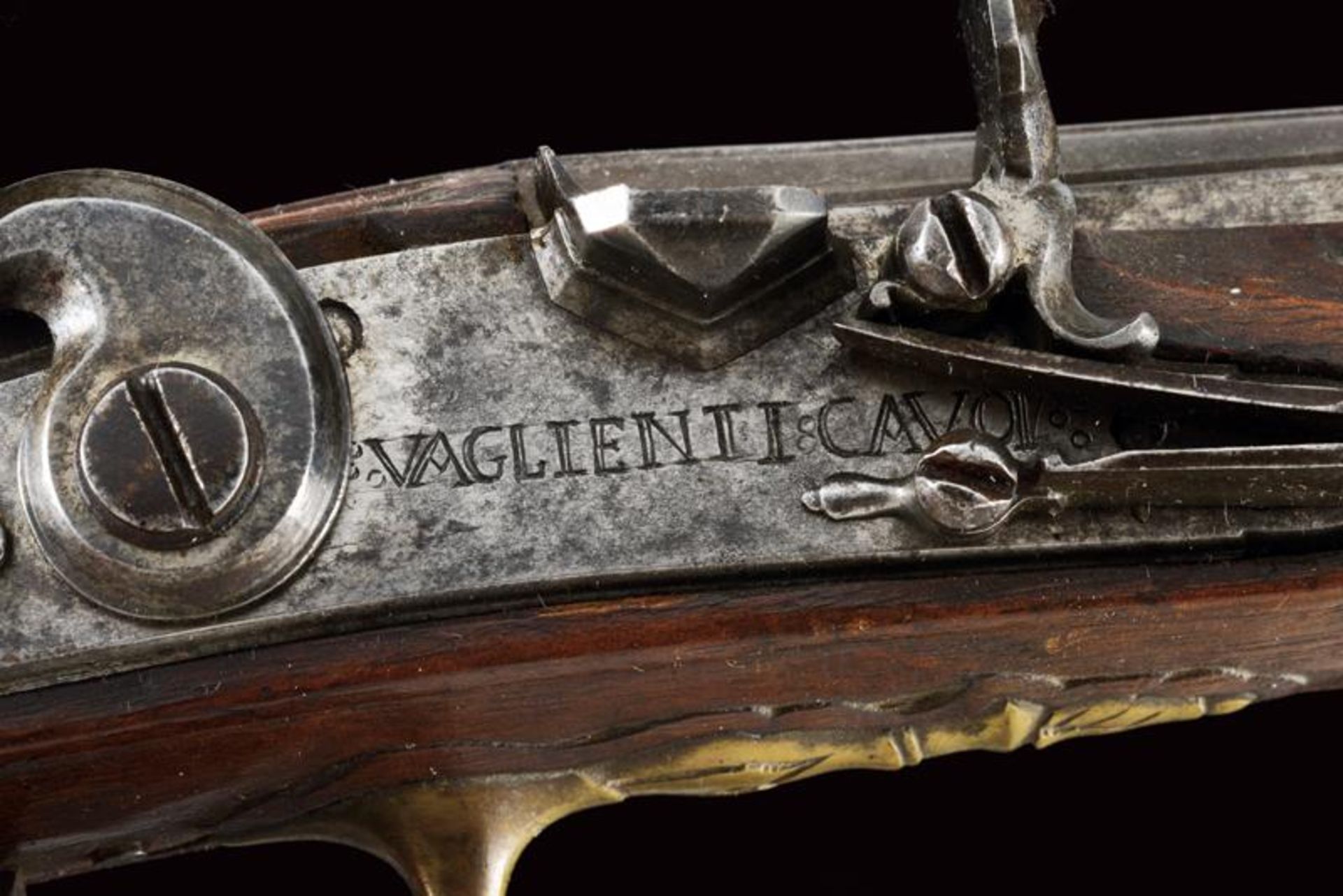 A pair of flintlock pistols by Vaglienti - Bild 7 aus 8