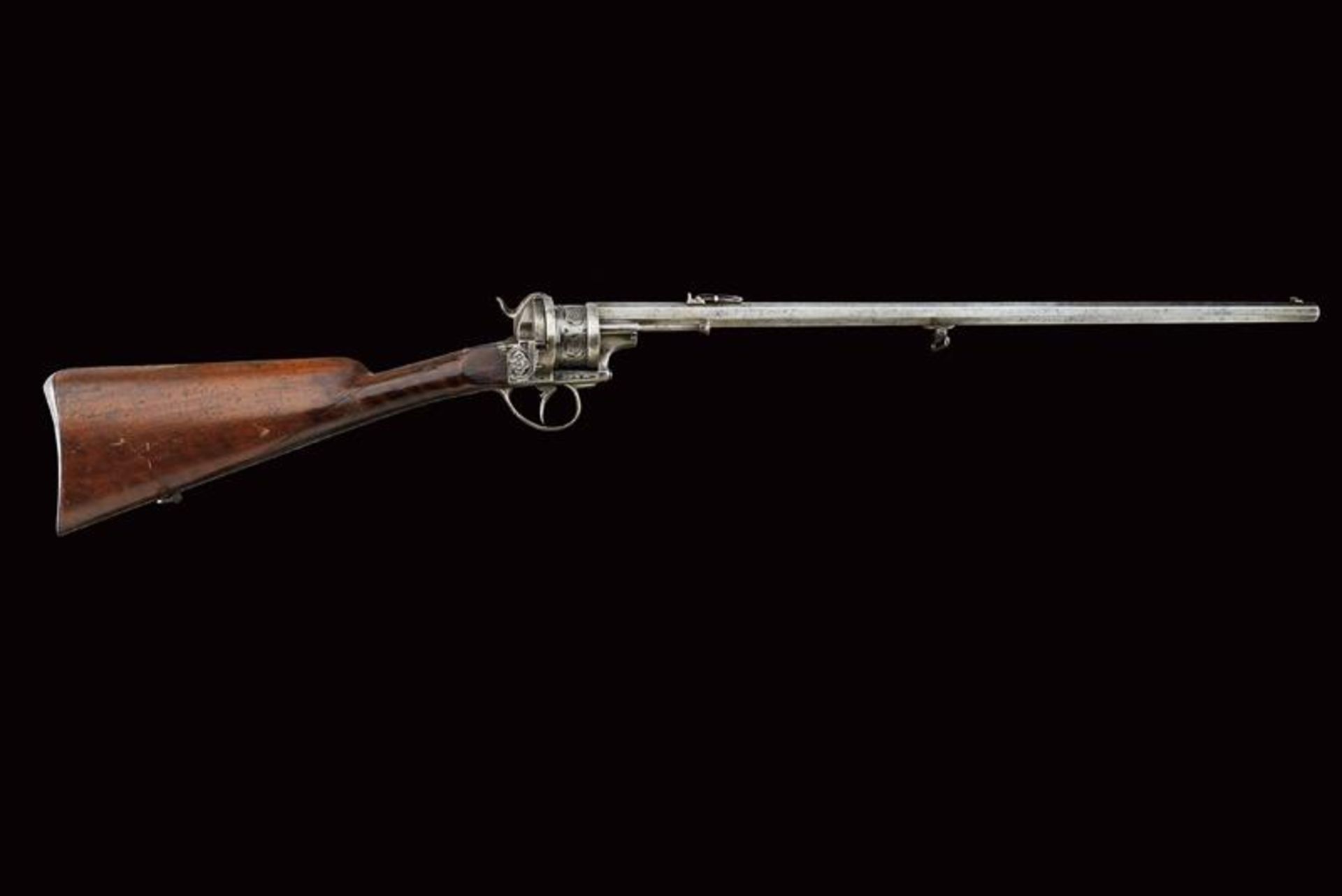 A Lefaucheux pin-fire revolving rifle - Bild 10 aus 10