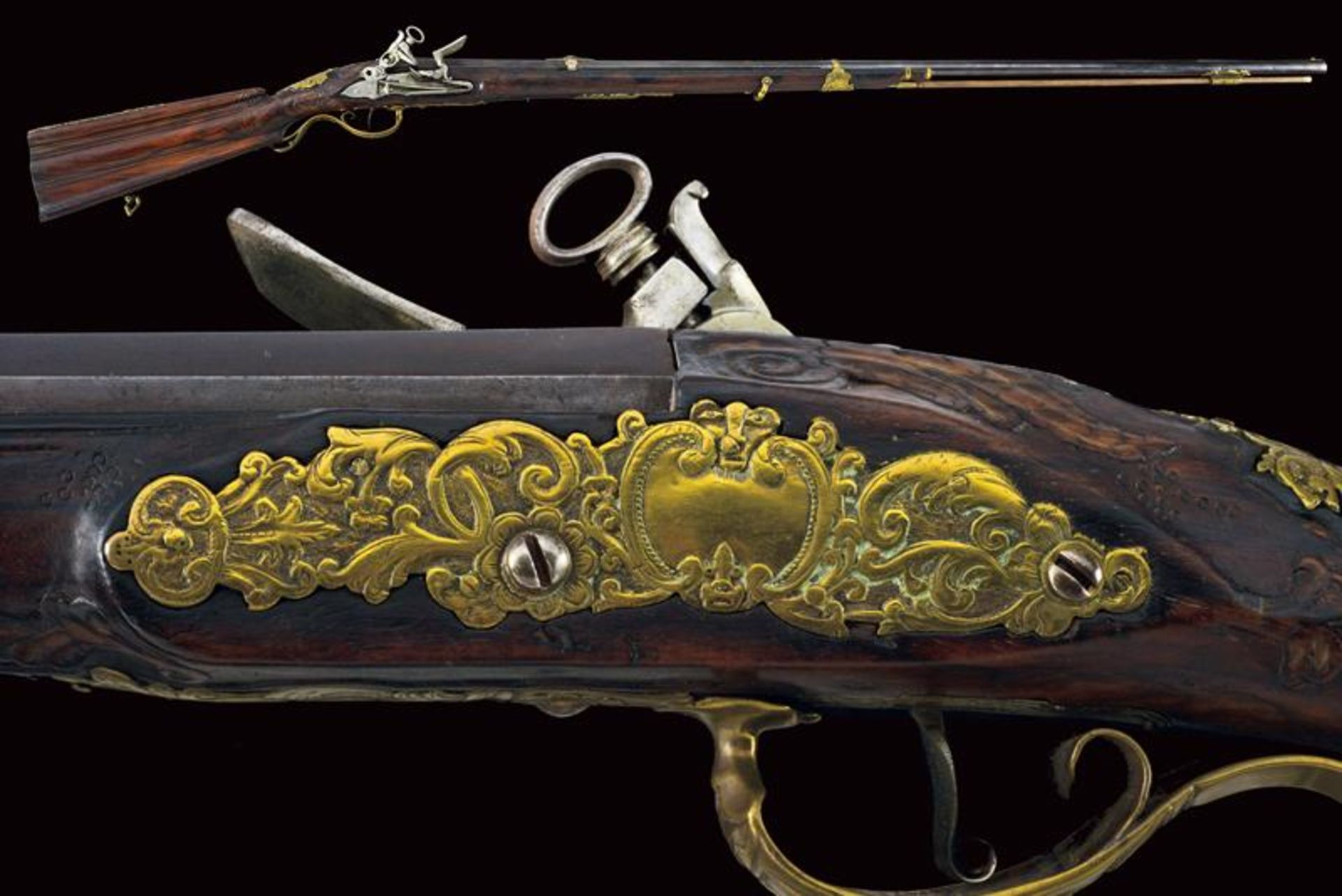 A miquelet flintlock hunting gun